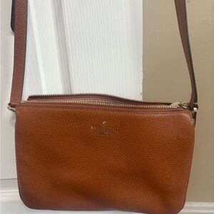 Kate Spade Brown Crossbody Bag with Adjustable Strap